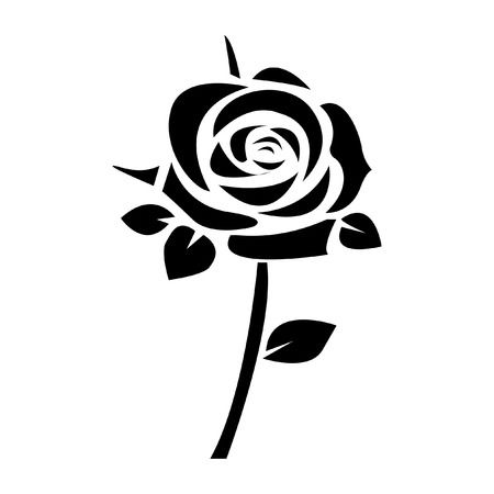 icon showing a rose