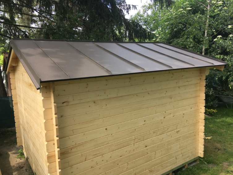 Blechdach aus Aluminium